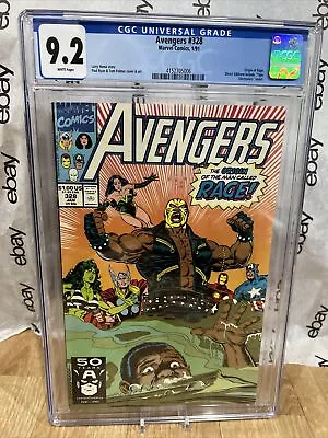 Buy AVENGERS 328 CGC 9.2 WHITE PAGES MARVEL 1991 New Slab Comic • 28.02£