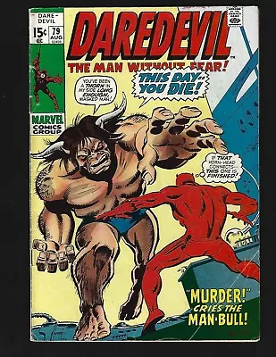 Buy Daredevil #79 VGFN Buscema Colan Man-Bull Mr. Kline Joan & Stan Lee Cameo • 8.41£