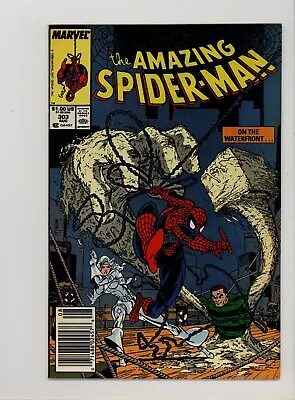 Buy Amazing Spider-Man 303 F/VF Newsstand McFarlane Sandman Cover 1988 • 10.24£