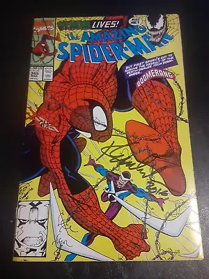 Buy Amazing Spider-man #345 FN/VF 1991 First Print Signed Randy Emberlin • 11.93£