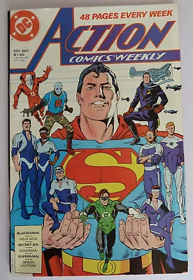 Buy Action Comics Weekly #601 - Green Lantern Superman - DC Comics - 1988 VF 8.0 • 6.99£
