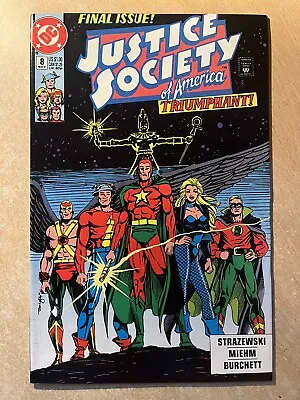Buy JUSTICE SOCIETY OF AMERICA #8 (1991) DC Comics. Black Canary. The Flash • 10£