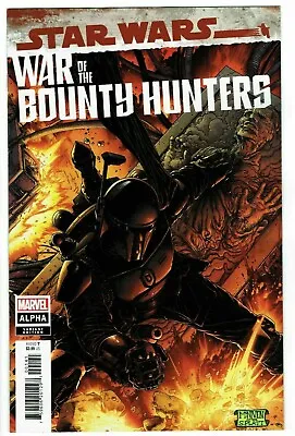 Buy Star Wars War Of The Bounty Hunters Alpha #1 1:50 Black Armor Variant 1st Print • 9£