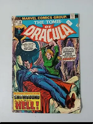 Buy Tomb Of Dracula #19 Blade The Vampire Slayer MARVEL COMICS 1974 • 3.94£