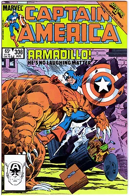 Buy Captain America #308 Armadillo (1985) NM • 5.53£