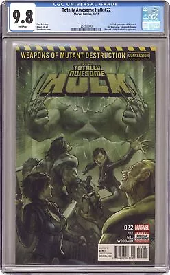 Buy Totally Awesome Hulk #22A 1st Printing CGC 9.8 2017 1252806008 • 83.65£