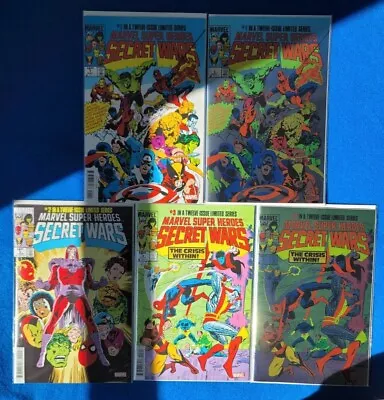 Buy MARVEL SUPER HEROES: SECRET WARS #1-3 Marvel Comics 2024 (set Of 5) Foil Variant • 63.73£