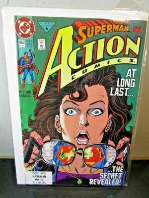 Buy Action Comics #662 Superman Reveals Secret Identity To Lois Lane DC 1991 BAGGED • 4.11£