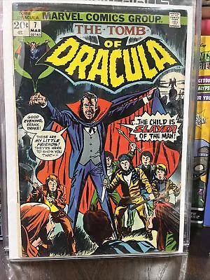 Buy Marvel Comics The Tomb Of Dracula (1972 1st Series) 7 FN+ Nice Midgrade  • 16.86£