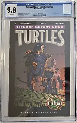 Buy Teenage Mutant Ninja Turtles #56 (1993) CGC 9.8  WP Lawson  City At War  Part 7 • 201.07£