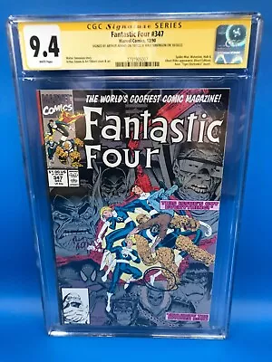 Buy Fantastic Four #347 - Marvel - CGC SS 9.4 NM - Signed By Art Adams, W Simonson • 103.39£