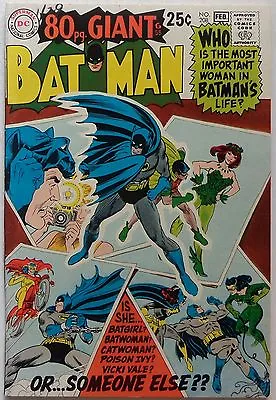 Buy Batman #208 (Jan-Feb 1969, DC) NM 80 Pg Giant G55, New Origin Batman By Gil Kane • 210.50£
