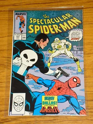 Buy Spiderman Spectacular #143 Vol1 Marvel Punisher Apps October 1988 • 3.99£