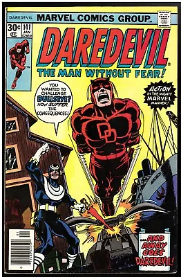 Buy Daredevil 141 1977 Newsstand 8.5/vf+ 3rd App-bullseye! 'target:death!  Cgc It! • 26.11£