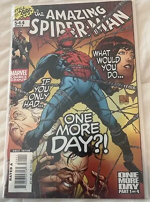 Buy Amazing Spider-Man #544 High Grade 1st Part  One More Day   Arc Joe Quesada Art • 5.53£