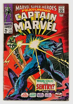 Buy Marvel Super-Heroes #13 F-VF 7.0 First Carol Danvers • 125£