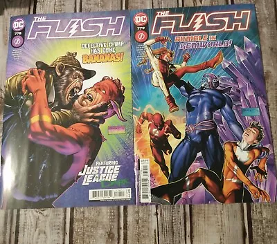 Buy Flash #778 & #779 Cover A DC Comics 2022 New/Unread/Bagged/Boarded • 7.07£