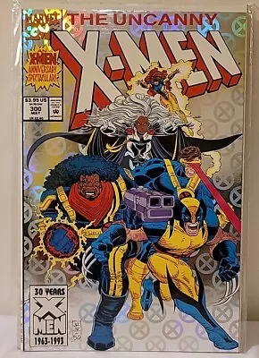 Buy Uncanny X-men #300 Marvel Comics 1993 Hologram Cover John Romita Jr Nm/mt • 10.39£