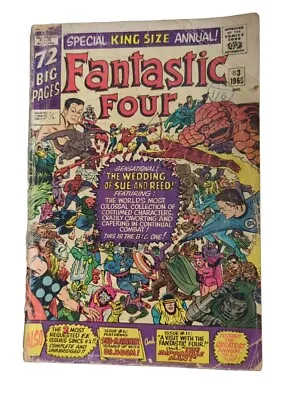 Buy Fantastic Four Annual 3 Nice Reading Copy Fully Intact, Just A Bit Worn • 21.95£