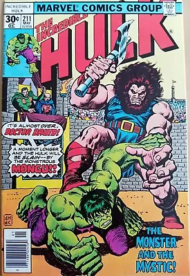 Buy Hulk #211 - VFN- (7.5) - Marvel 1977 - 30 Cents Copy - Vs Dr Druid • 10.99£