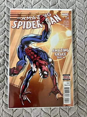 Buy MARVEL Comics THE AMAZING SPIDER-MAN (Amazing Grace Part 4) #1.4 - 2016 - MINT • 7.49£