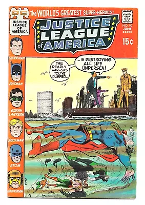 Buy Justice League Of America #90, 1972, DC Superman Hawkman Aquaman Flash 6.0 FN • 8.68£