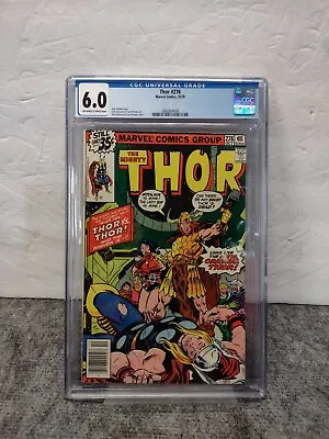 Buy Thor #276 Cgc 6.0  Marvel 1978 John Buscema Bronze Age • 39.56£