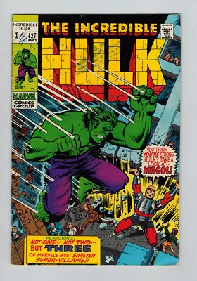Buy Incredible Hulk (1962) # 127 UK Price (5.0-VGF) (562724) 1970 • 18£
