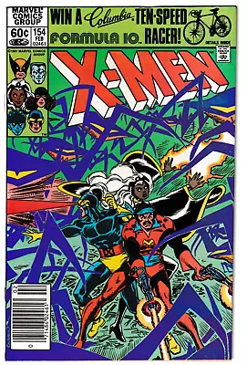 Buy THE UNCANNY X-MEN #154 VF/NM- Newsstand 1982 Origin Of Summers Family Marvel • 12.04£