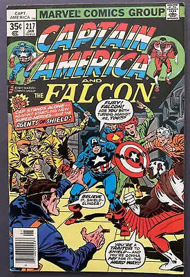 Buy Captain America And The Falcon #217 - Fine+ 6.5 - KEY ISSUE • 25.32£