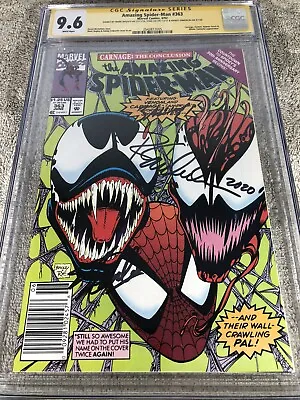 Buy Amazing Spider Man 363 CGC 3XSS 9.6 Stan Lee Bagley 3rd Carnage Venom Newsstand • 1,598.39£