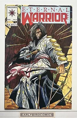 Buy Eternal Warrior #4, 1st Cameo Appearance Of Bloodshot Valiant (1992) NM • 9£