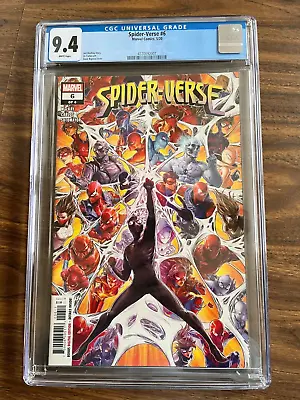 Buy SPIDER-VERSE #6 CGC Graded 9.4 Marvel Comics 2020 LOTS OF 1ST APPS! • 98.79£