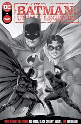 Buy Batman: Urban Legends #6 (RARE Black & White Variant, DC Comics, Rebirth) • 9.99£