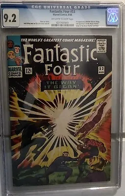 Buy Fantastic Four  #53 CGC 9.2 Never Pressed.. • 800.61£