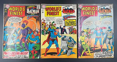 Buy World’s Finest #162, 163, 164 DC Comic Book Run /Lot 1965 Silver Age Sup Batman! • 22.48£