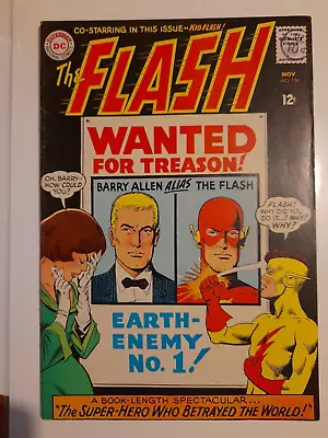 Buy The Flash #156 Nov 1965 FINE+ 6.5  The Super-Hero Who Betrayed The World!  • 16.99£