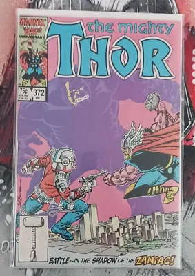 Buy THE MIGHTY THOR #372 Time Variance Marvel Comics 1986 /VG+ • 23.99£