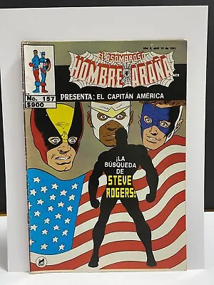 Buy Captain America #336 (El Asombroso Hombre Araña #157) Spanish Novedades F • 5.54£
