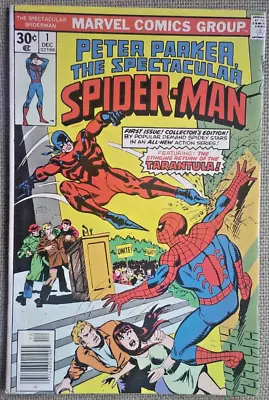 Buy The Spectacular Spider-man No.1 From 1976 . Us. Cents Issue ! The Tarantula ! • 1.99£