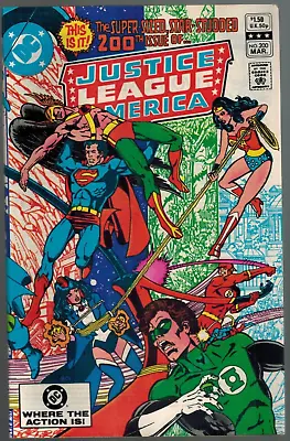 Buy Justice League Of America 200  Giant Anniversary Issue!  F/VF 1982 DC Comic • 7.08£