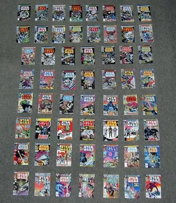 Buy Vintage USA Star Wars Comics 1-58 X TRADING DISPLAY CARDS.CARD LOT MARVEL SET-1 • 10.99£