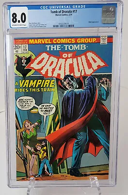 Buy Marvel Comics Tomb Of Dracula #17 CGC 8.0 Blade Appearance • 98.82£