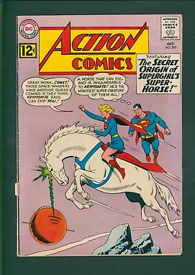 Buy Action Comics #293 Nice! Origin Of Comet The Super-Horse! 1962! Curt Swan! • 27.98£