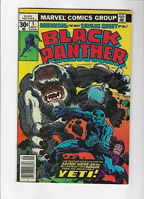 Buy Black Panther #5 Newsstand 1977 Series Marvel Bronze Age • 12.63£