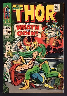 Buy Thor #147 Second Part Inhumans Origin, Jack Kirby - 1967 Marvel - VG/F • 14.72£