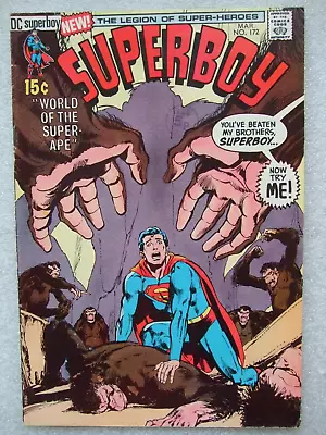 Buy Superboy   #172   The World Of The Super-Ape .  1st Appearance Of  Yango. • 3.99£