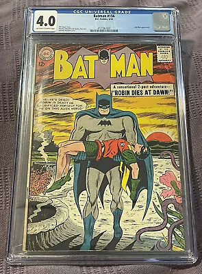 Buy Batman #156 Cgc DC.  ROBIN DIES AT DAWN. Ant-Man Appearance. • 277.06£