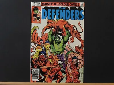 Buy Marvel Comics:  THE DEFENDERS #80  Feb. 1980  Hulk, Valkyrie, Nighthawk, Hellcat • 4.99£