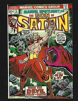Buy Marvel Spotlight #13 VF+ Origin/Early Son Of Satan 2nd/Origin Satana 1st Marduk • 28.02£